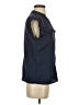 Shein Blue Sleeveless Button-Down Shirt Size 2 - photo 4