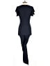 Eliza J 100% Polyester Solid Blue Jumpsuit Size 4 - photo 2