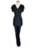Eliza J 100% Polyester Solid Blue Jumpsuit Size 4 - photo 1
