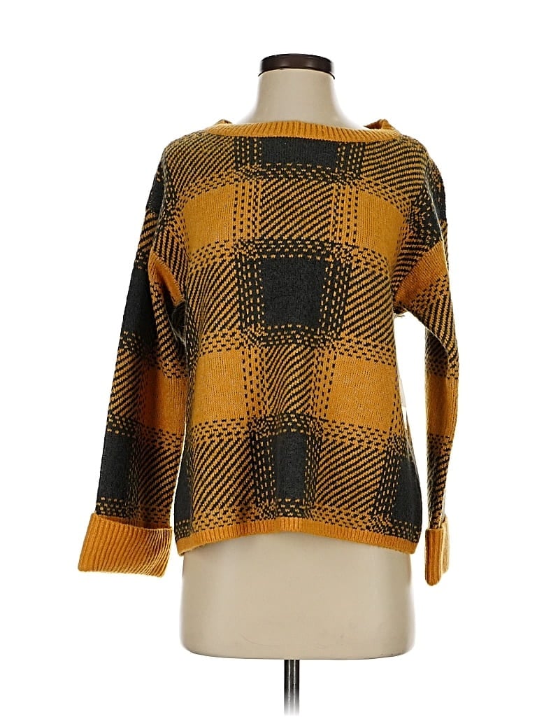 A.n.a. A New Approach Pullover Sweater In Yellow