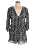 Elan 100% Rayon Black Blue Romper Size L (estimated) - photo 1