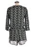 Elan 100% Rayon Black Blue Romper Size L (estimated) - photo 2