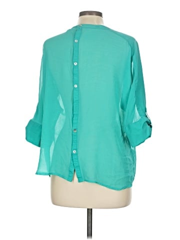 Black Rainn 3/4 Sleeve Blouse (view 2)