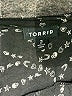 Torrid 100% Polyester Paisley Black Long Sleeve Blouse Size 2X Plus (2) - photo 7