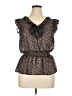 Full Tilt Brown Sleeveless Blouse Size XL - photo 1