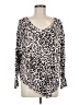 Midnight Bakery Animal Print Brown Pullover Sweater Size M - photo 1