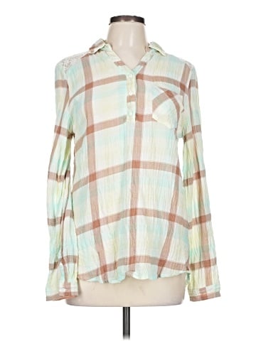 Hem & Thread Long Sleeve Blouse (view 1)
