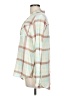 Hem & Thread Plaid Ivory Long Sleeve Blouse Size L - photo 5