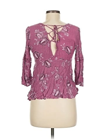 American Rag Cie 3/4 Sleeve Blouse (view 2)