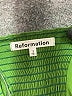 Reformation Solid Green Jumpsuit Size 2 - photo 4