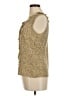 Doncaster Collection 100% Silk Tan Sleeveless Silk Top Size 6 - photo 5