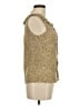 Doncaster Collection 100% Silk Tan Sleeveless Silk Top Size 6 - photo 4