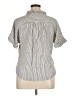 Universal Thread Stripes Gray Short Sleeve Blouse Size L - photo 2