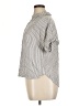 Universal Thread Stripes Gray Short Sleeve Blouse Size L - photo 5