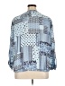 Westbound 100% Rayon Blue 3/4 Sleeve Blouse Size XL (petite) - photo 2