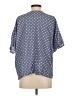 Remixmess Polka Dots Blue Short Sleeve Blouse Size S - photo 2