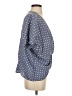 Remixmess Polka Dots Blue Short Sleeve Blouse Size S - photo 4