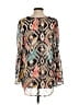Blu Pepper 100% Polyester Black Long Sleeve Blouse Size S - photo 2
