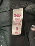 Justice Stars Black Active Pants Size 10 - photo 3