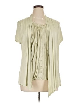 August Silk Short Sleeve Blouse