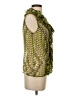 Doncaster Collection 100% Silk Green Sleeveless Silk Top Size 4 - photo 4