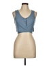 C'isa Blue Sleeveless Top Size L - photo 1