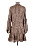 AaKaa Animal Print Brown Casual Dress Size S - photo 2