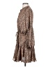 AaKaa Animal Print Brown Casual Dress Size S - photo 5