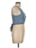 C'isa Blue Sleeveless Top Size L - photo 4