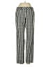Express Checkered-gingham Black Casual Pants Size 00 - photo 1