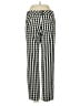 Express Checkered-gingham Black Casual Pants Size 00 - photo 2