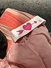 Buddy Love 100% Rayon Stripes Orange Pink Shorts Size L - photo 3