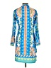 Assorted Brands Paisley Blue Casual Dress Size S - photo 2
