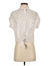 Rails Hearts Ivory Short Sleeve Blouse Size S - photo 1