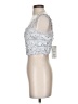 Zara 100% Polyester Silver Blue Sleeveless Top Size XS - photo 5