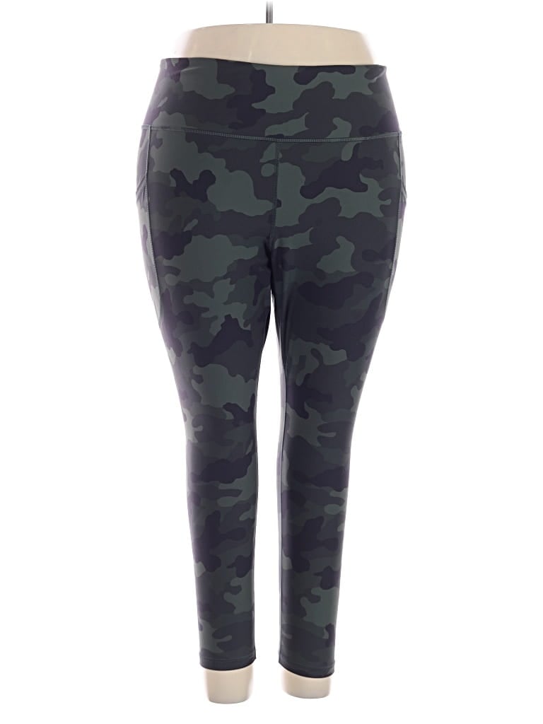 Pre-owned Active By Old Navy Leggings In Green
