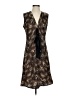BCBGMAXAZRIA 100% Silk Animal Print Brown Cocktail Dress Size XS - photo 1