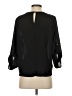 Belle Tweed 100% Polyester Black 3/4 Sleeve Blouse Size S - photo 2