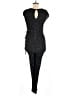 Gilli 100% Rayon Polka Dots Black Jumpsuit Size L - photo 2