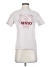 Kenzo 100% Polyester White Pink Short Sleeve T-Shirt Size XS - photo 1