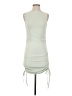 Cider Solid Green Cocktail Dress Size S - photo 1