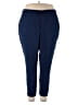 Just Fab Solid Blue Casual Pants Size 2X - photo 1