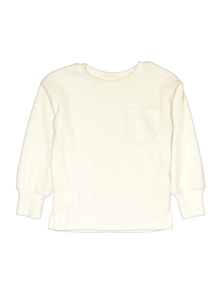 Pre-owned Primark Kids' Pullover Sweater In White