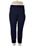 Laura Scott Solid Blue Active Pants Size XXL - photo 1