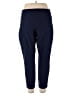 Laura Scott Solid Blue Active Pants Size XXL - photo 2
