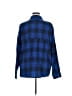 VICI Plaid Blue Long Sleeve Blouse Size XL - photo 2