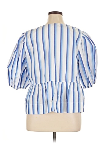 Ganni Short Sleeve Blouse (view 2)