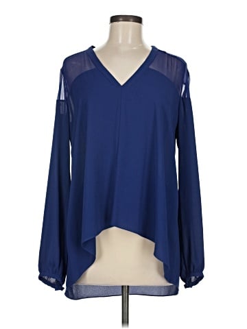 Elizabeth and James Long Sleeve Blouse (view 1)