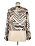 Pleione 100% Polyester Graphic Ivory Long Sleeve Blouse Size XL - photo 2