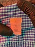 Crewcuts 100% Cotton Checkered-gingham Teal Blue Long Sleeve Button-Down Shirt Size 12 - photo 3